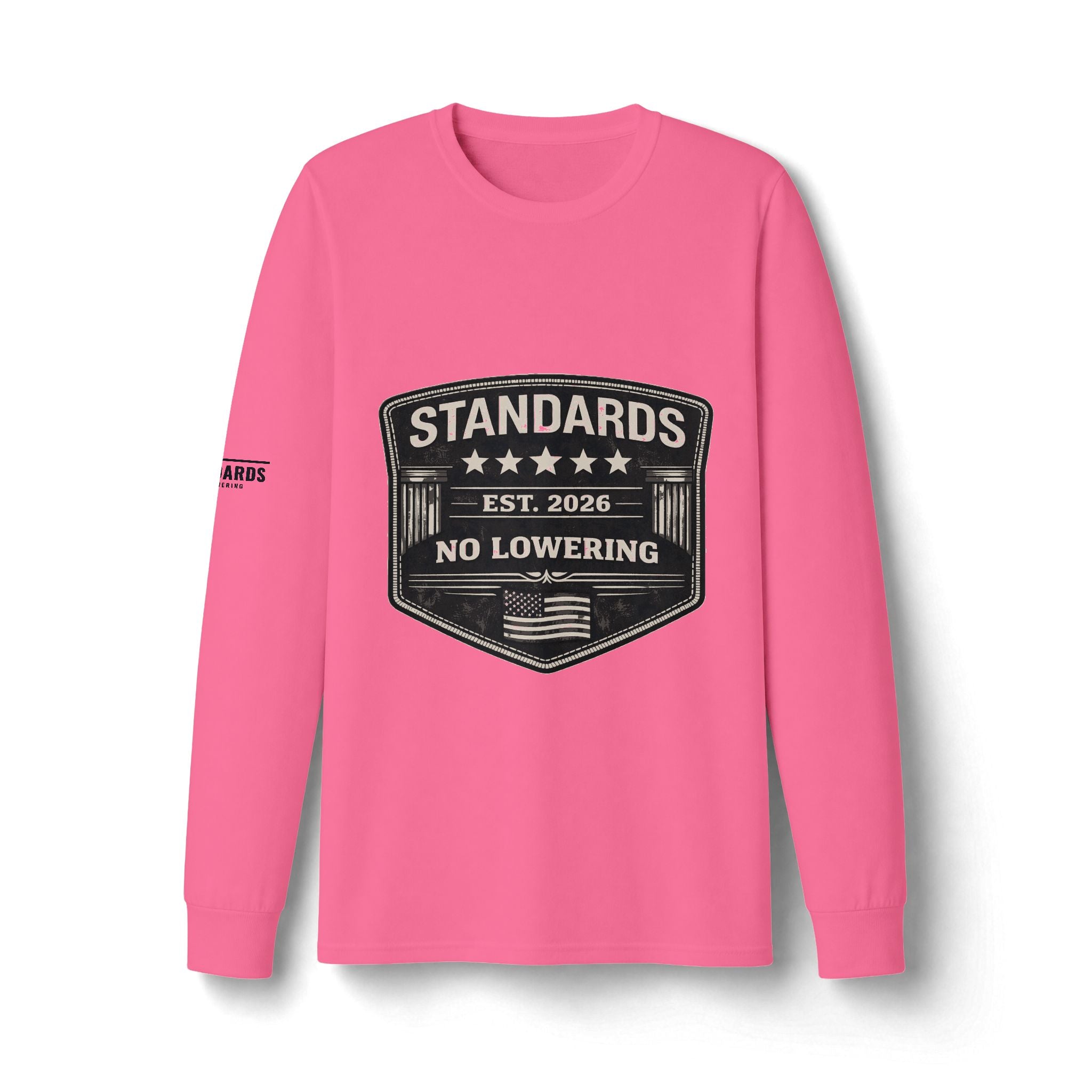 Standards "No Lowering" Badge Long Sleeve Tee