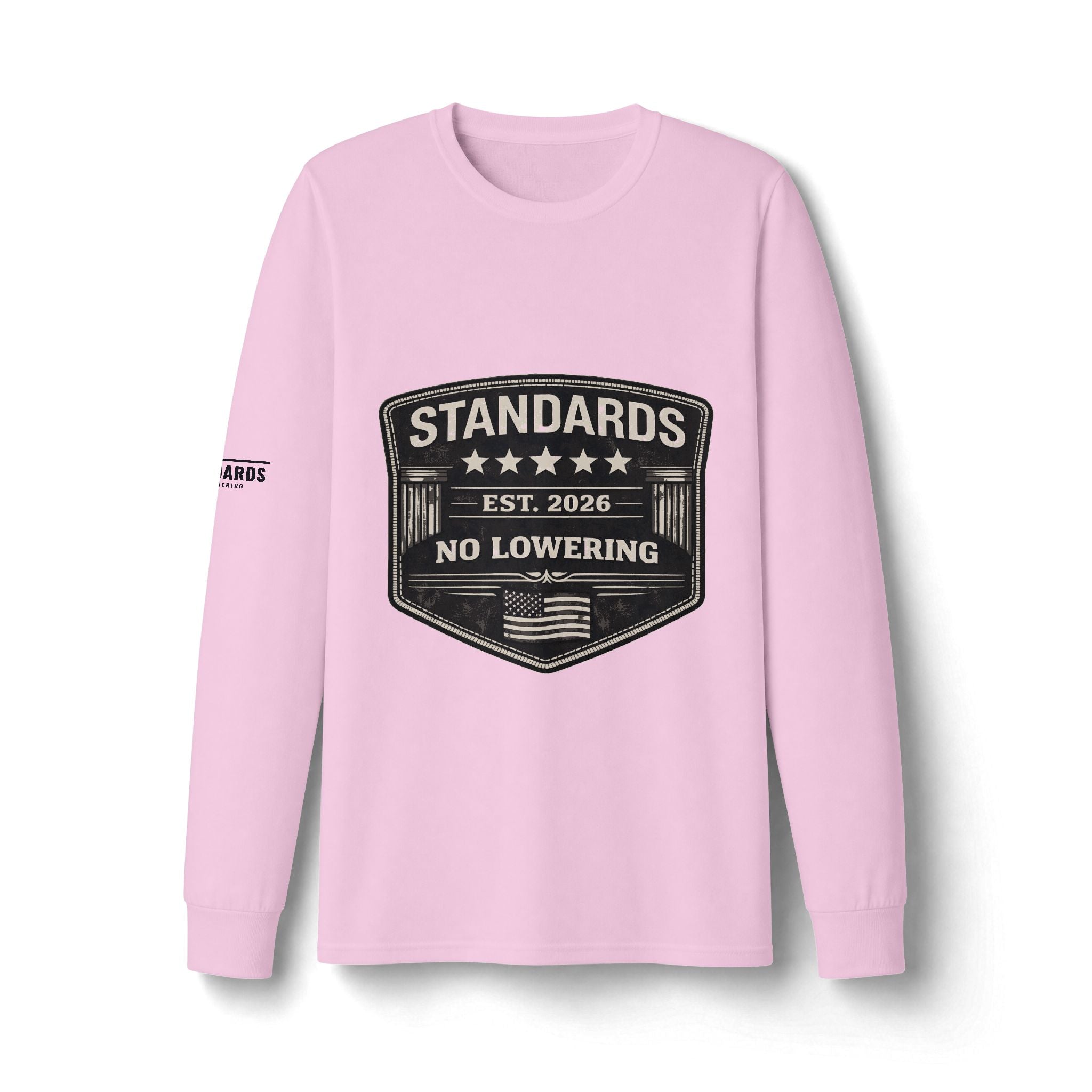 Standards "No Lowering" Badge Long Sleeve Tee