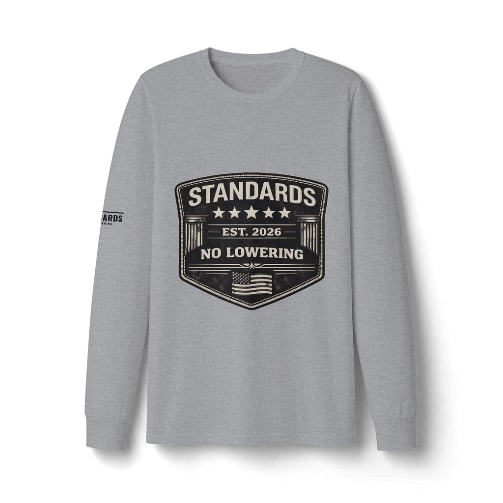 Standards "No Lowering" Badge Long Sleeve Tee