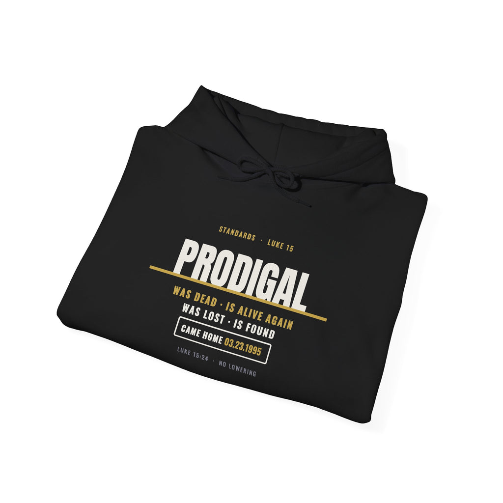 PRODIGAL Hoodie — Personalized Sober Date | Luke 15:24