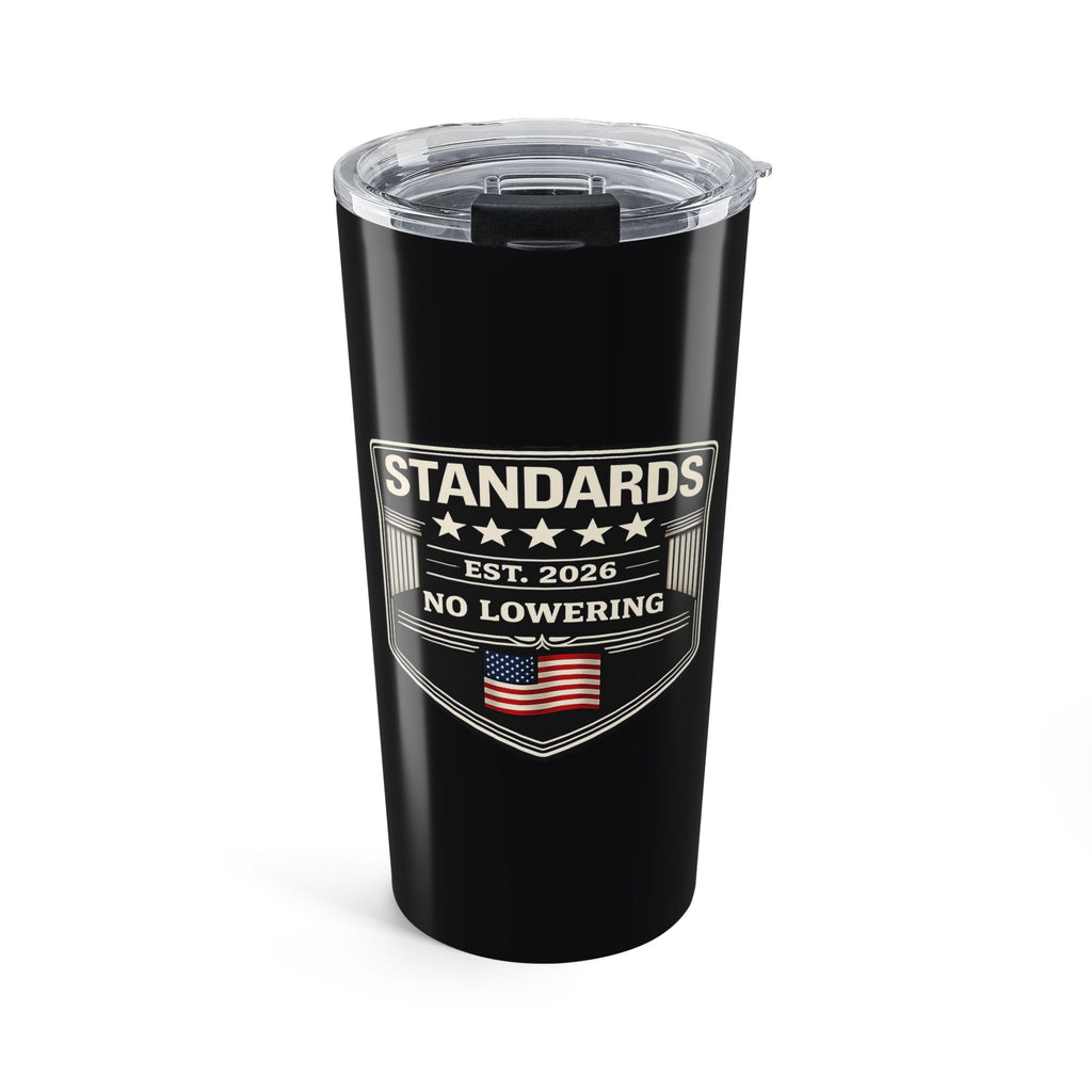Standards "No Lowering" 20oz Insulated Tumbler — Black