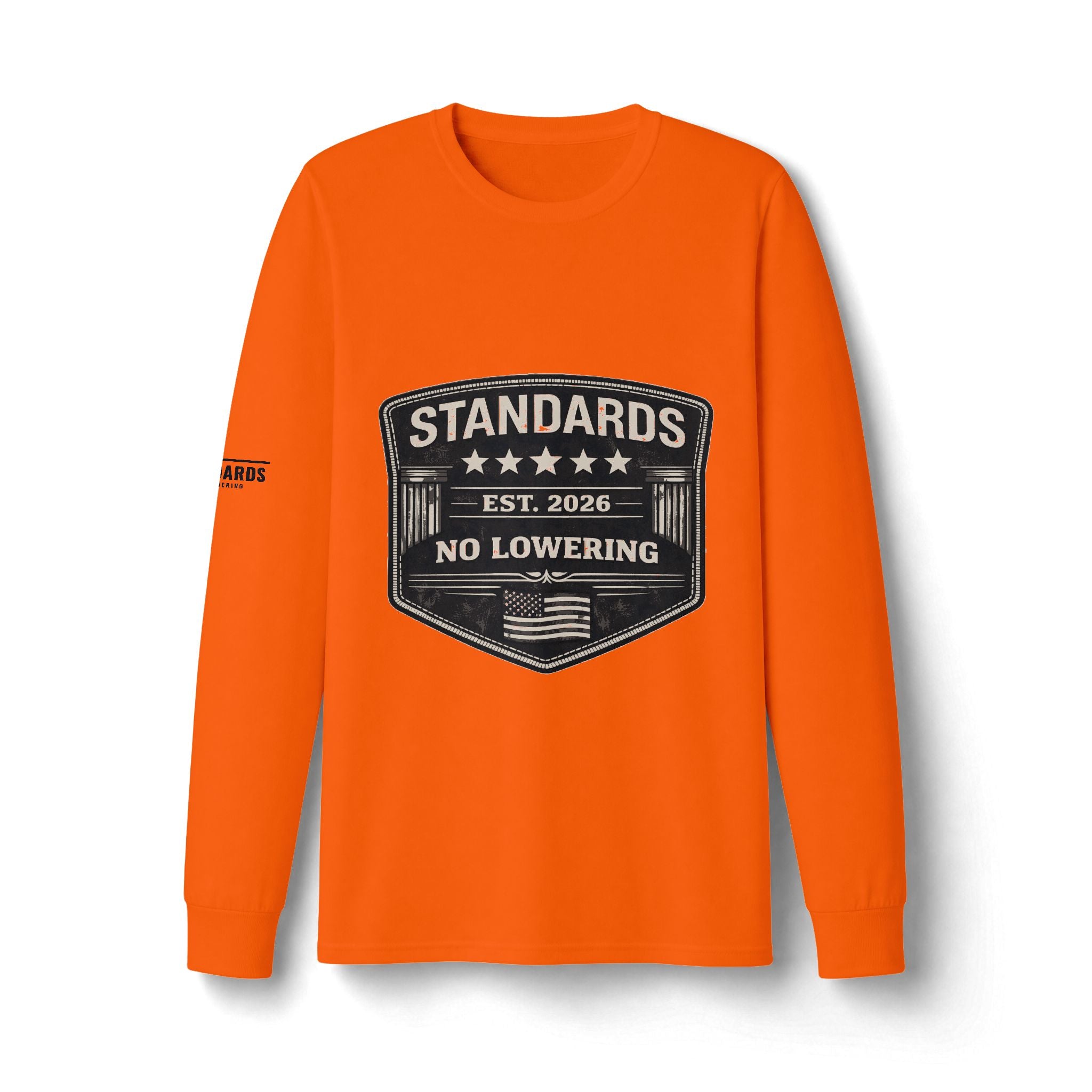 Standards "No Lowering" Badge Long Sleeve Tee