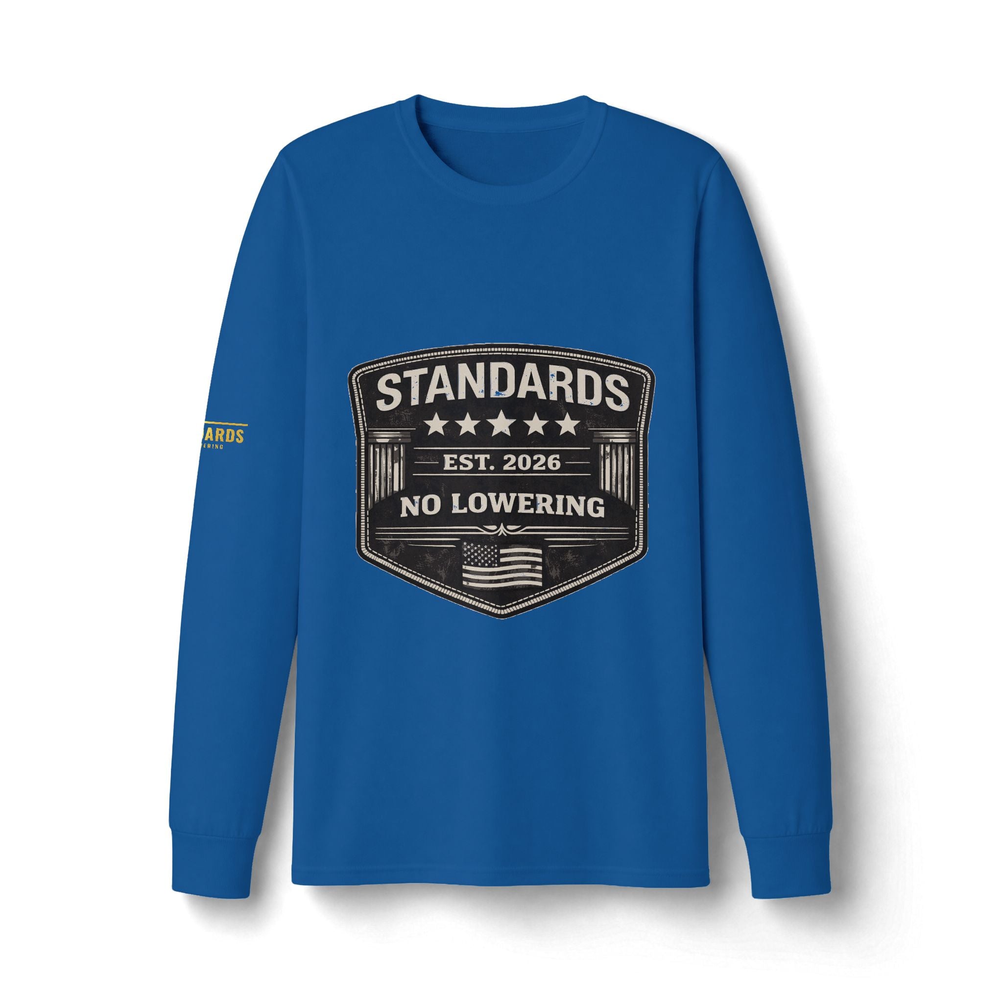 Standards "No Lowering" Badge Long Sleeve Tee