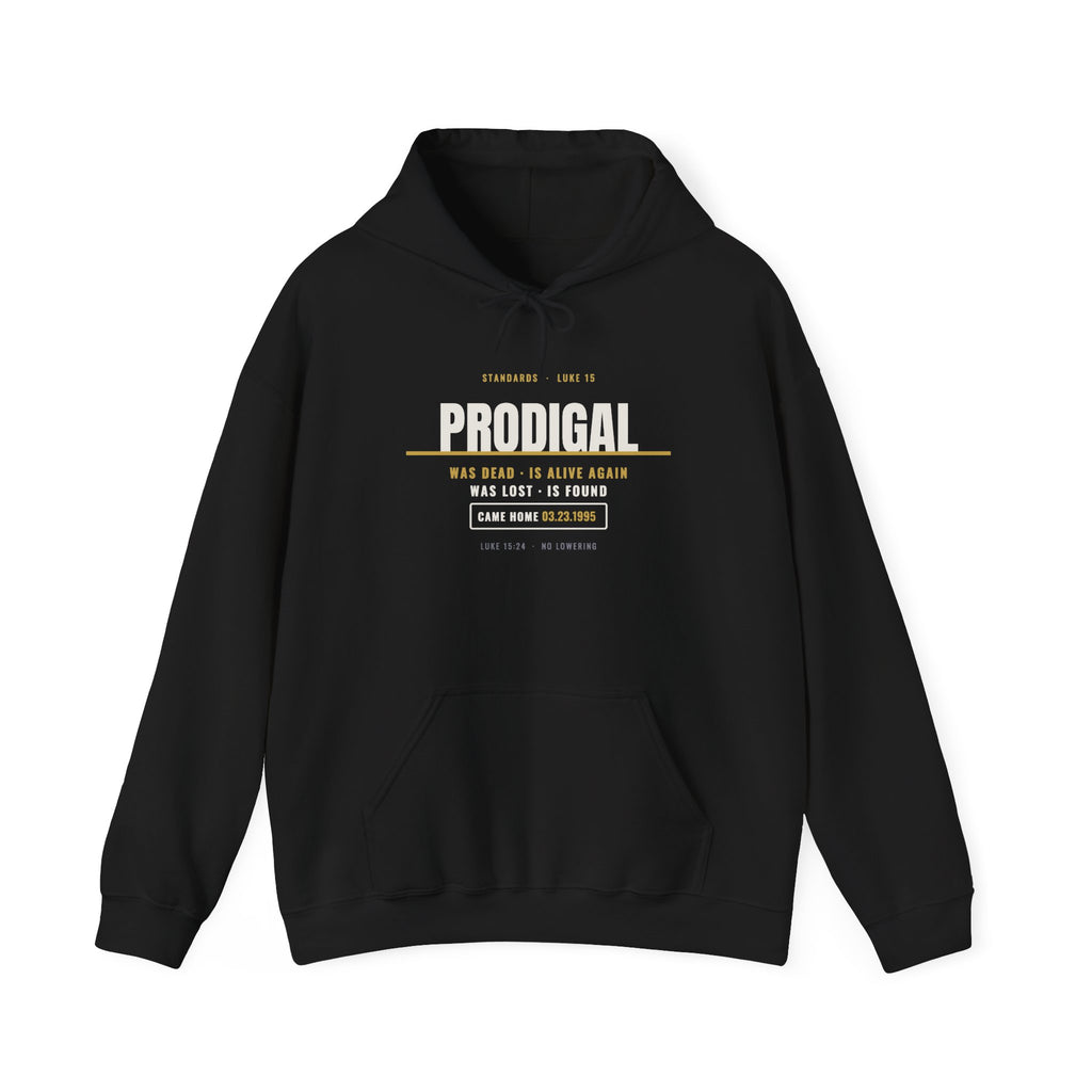 PRODIGAL Hoodie — Personalized Sober Date | Luke 15:24