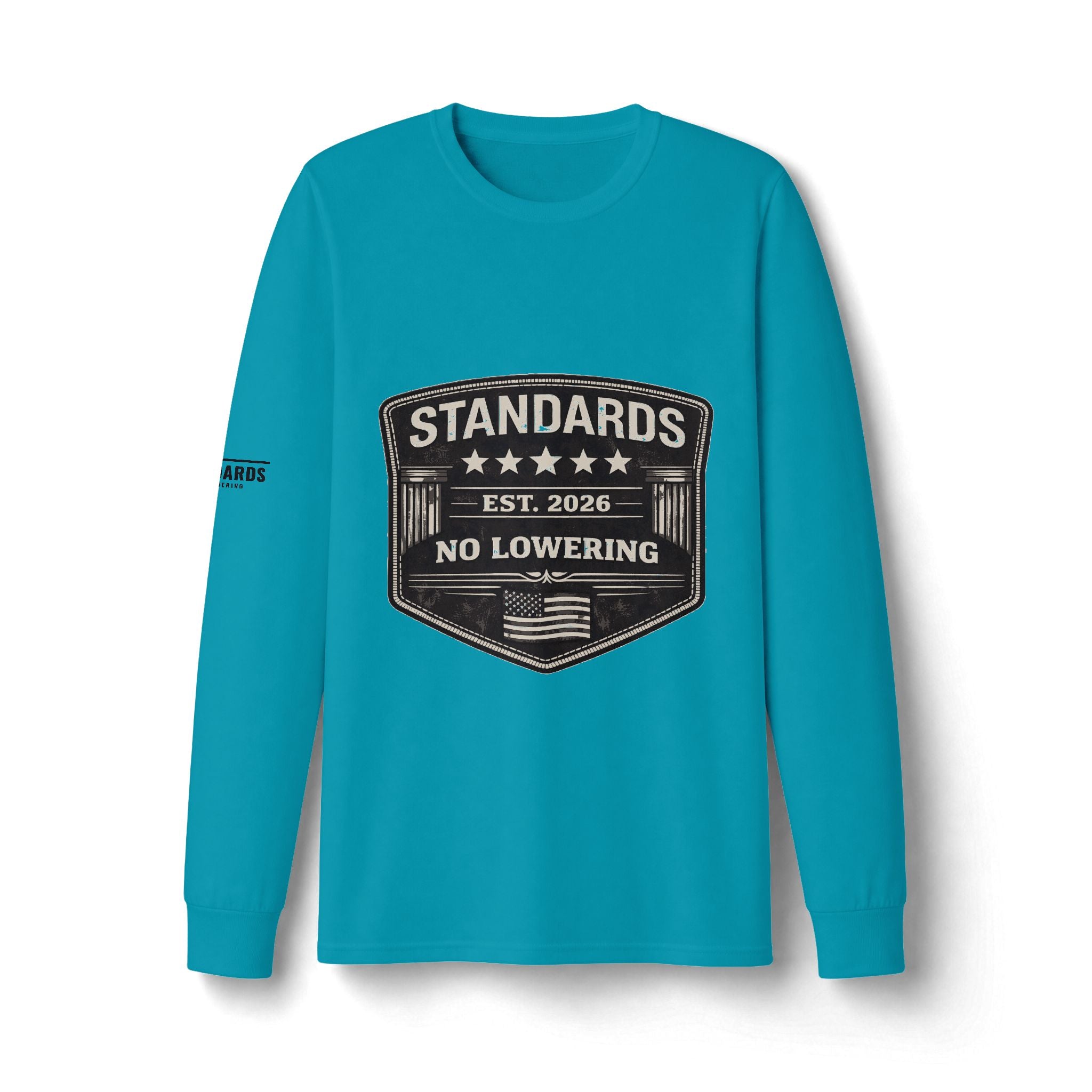Standards "No Lowering" Badge Long Sleeve Tee