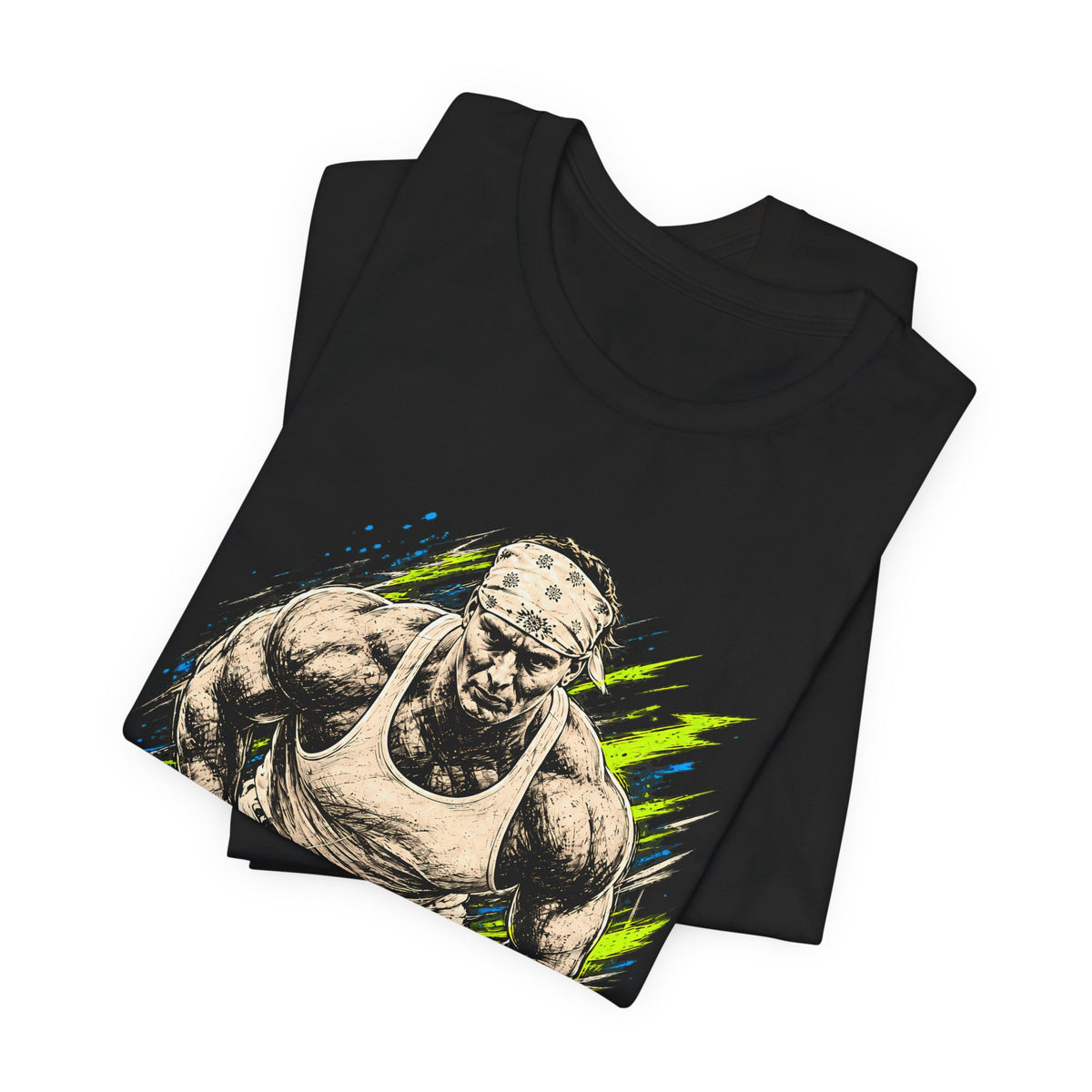 The Incredible Bulk — Neon Charcoal Tee | Tony Mandarich