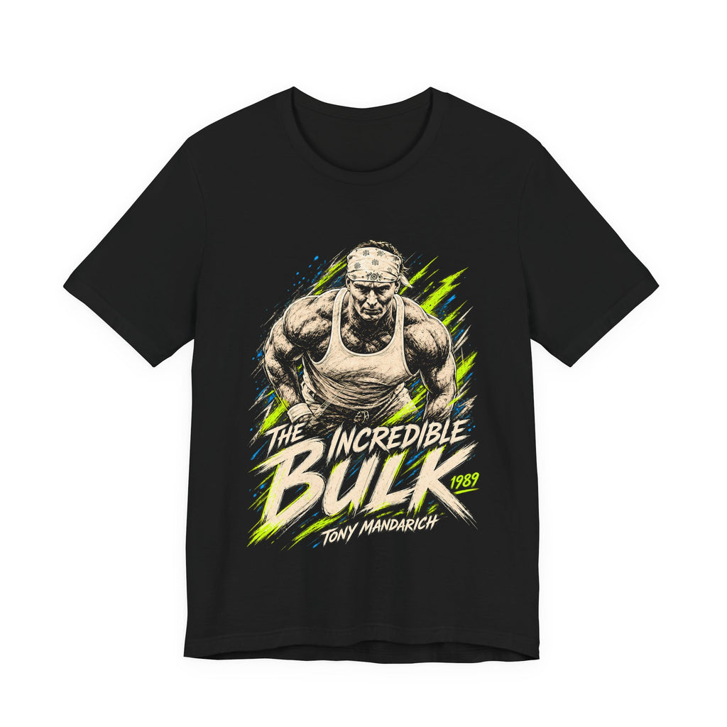 The Incredible Bulk — Neon Charcoal Tee | Tony Mandarich