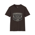 Standards No Lowering T-Shirt – Patriotic Vintage Shield Tee